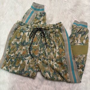 Daily practice anthropologie printed jogger sweatpants size small